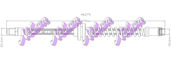 Brake Hose (H6279)