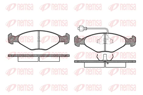 Brake Pad Set, disc brake (0124 02)