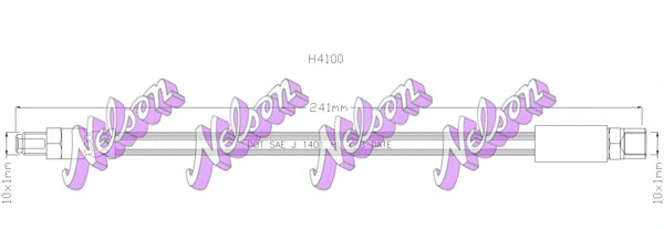 Brake Hose (H4100)