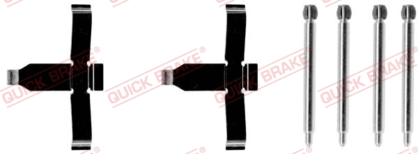 Accessory Kit, disc brake pad (109-1127)