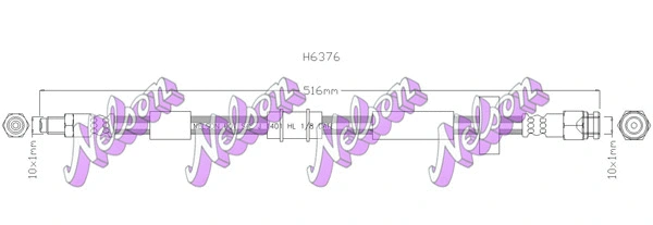 Brake Hose (H6376)