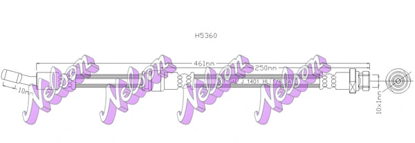 Brake Hose (H5360)