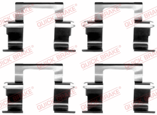 Accessory Kit, disc brake pad (109-1274)