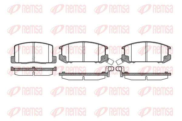 Brake Pad Set, disc brake (0201 12)