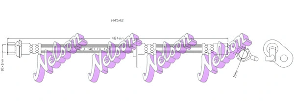 Brake Hose (H4542)