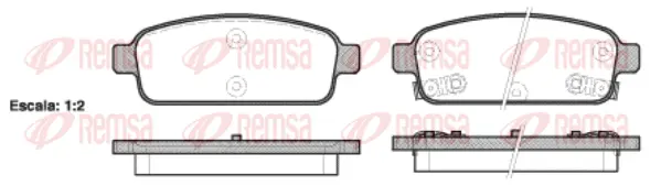 Brake Pad Set, disc brake (1432 02)
