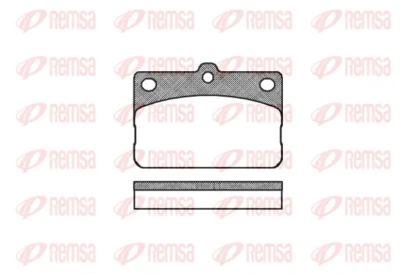 Brake Pad Set, disc brake (0092 00)