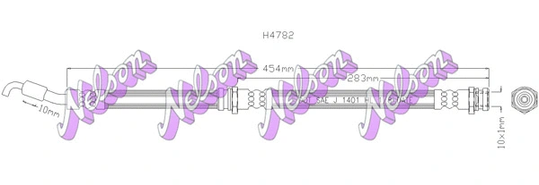 Brake Hose (H4782)