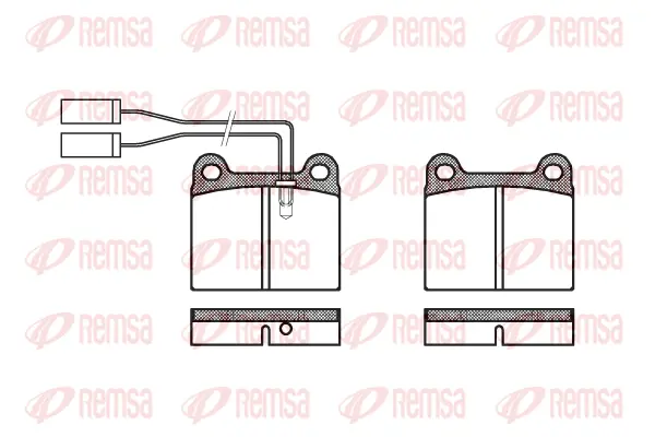 Brake Pad Set, disc brake (0006 01)