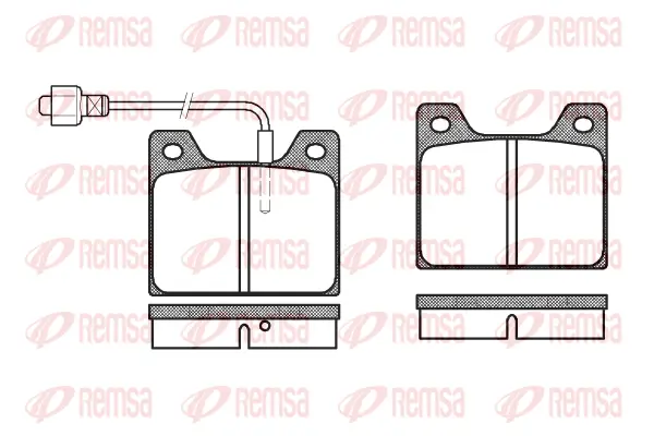 Brake Pad Set, disc brake (0013 02)