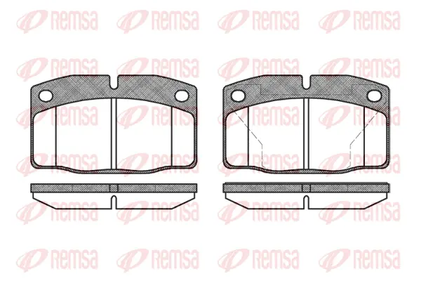Brake Pad Set, disc brake (0101 40)