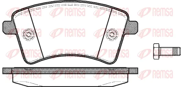 Brake Pad Set, disc brake (1351 00)