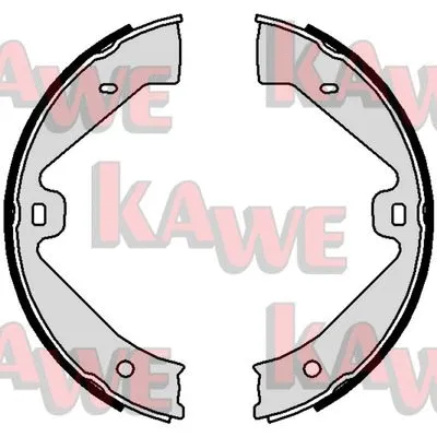Brake Shoe Set, parking brake (01085)