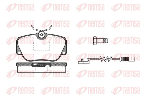 Brake Pad Set, disc brake (0284 02)
