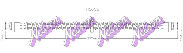Brake Hose (H6655)