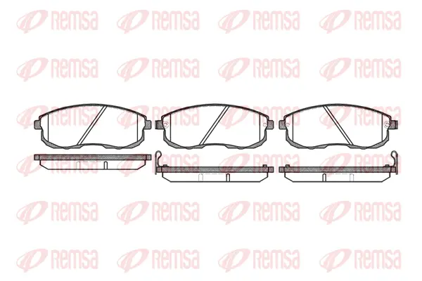 Brake Pad Set, disc brake (0293 12)