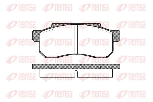 Brake Pad Set, disc brake (0203 00)