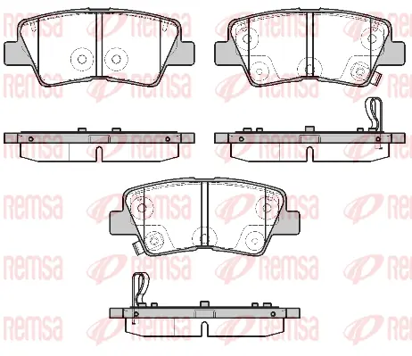 Brake Pad Set, disc brake (1807 02)