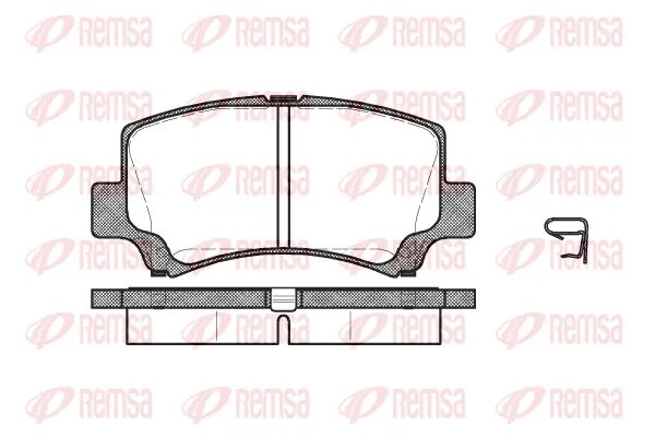 Brake Pad Set, disc brake (0710 02)