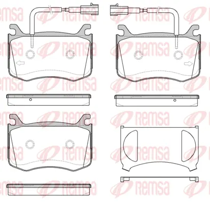 Brake Pad Set, disc brake (1721 02)