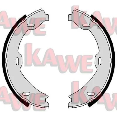 Brake Shoe Set, parking brake (08879)
