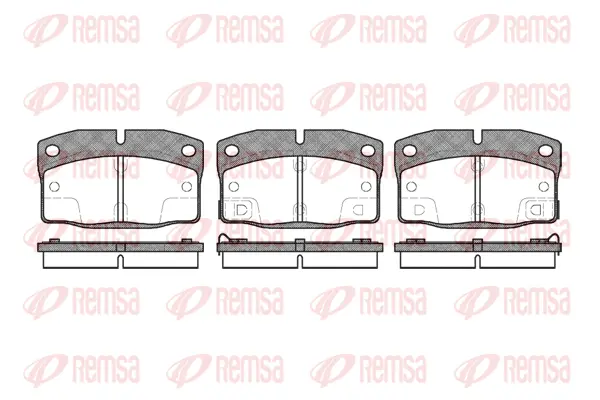 Brake Pad Set, disc brake (0298 02)