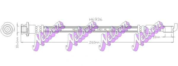 Brake Hose (H6936)