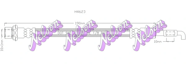 Brake Hose (H4623)