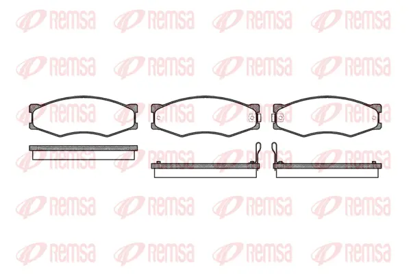 Brake Pad Set, disc brake (0184 02)