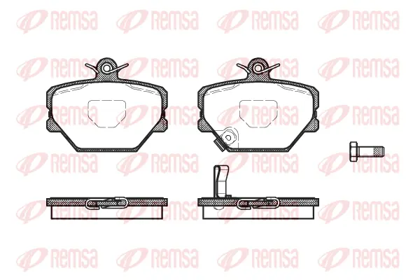 Brake Pad Set, disc brake (0705 02)