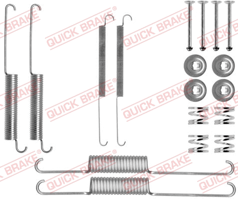 Accessory Kit, brake shoes (105-0758)