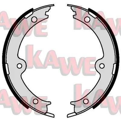 Brake Shoe Set, parking brake (09610)