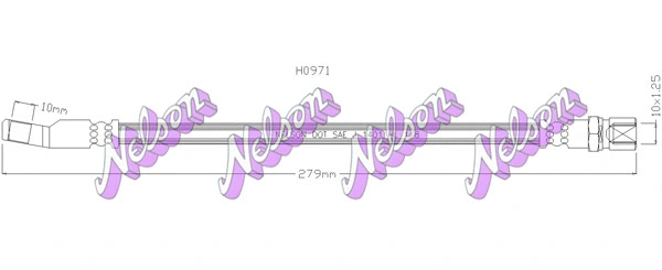 Brake Hose (H0971)