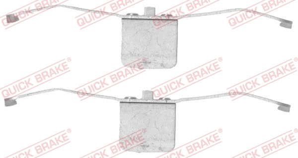 Accessory Kit, disc brake pad (109-1639)