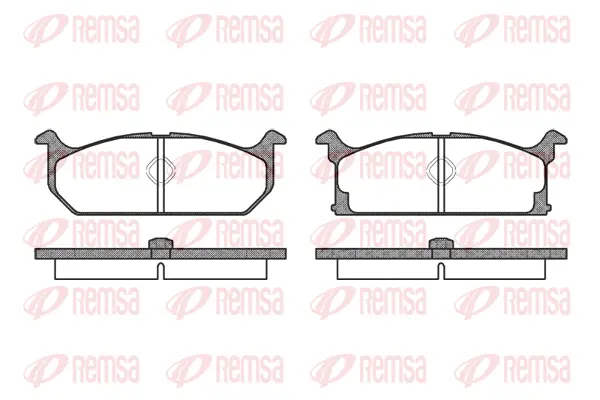 Brake Pad Set, disc brake (0194 00)