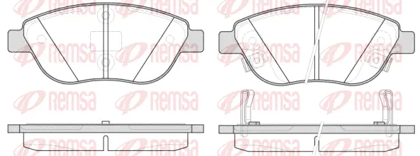 Brake Pad Set, disc brake (0859 32)