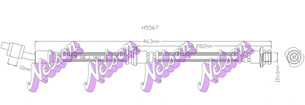 Brake Hose (H5567)