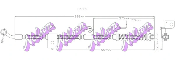 Brake Hose (H5829)