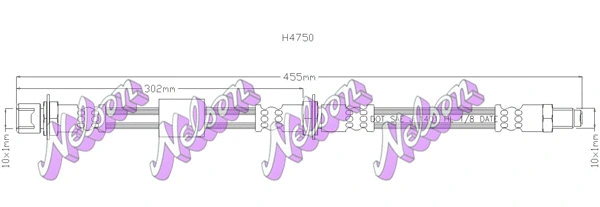 Brake Hose (H4750)