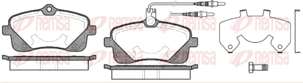 Brake Pad Set, disc brake (1102 02)