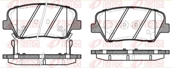 Brake Pad Set, disc brake (1412 12)