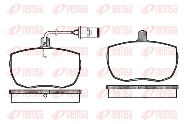 Brake Pad Set, disc brake (0056 22)