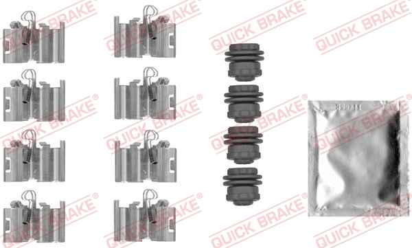Accessory Kit, disc brake pad (109-0015)