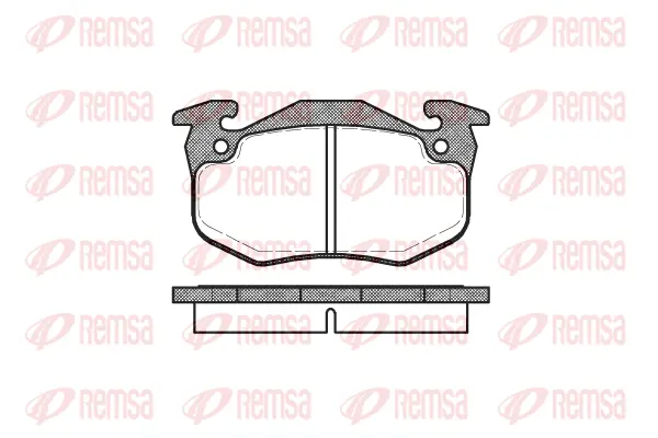 Brake Pad Set, disc brake (0144 80)