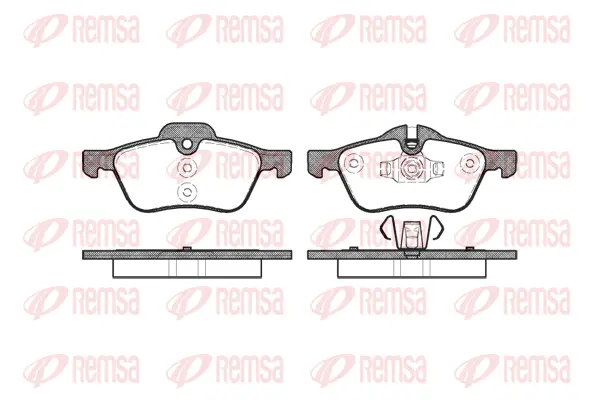 Brake Pad Set, disc brake (0864 00)