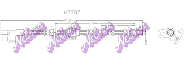 Brake Hose (H5785)