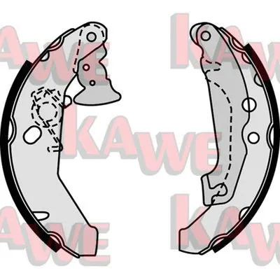 Brake Shoe Set (07560)