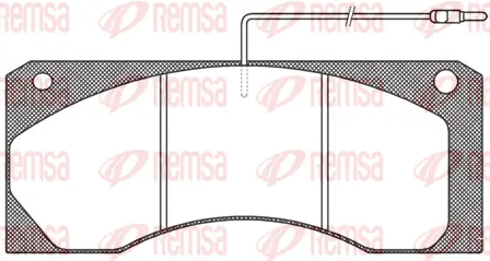 Brake Pad Set, disc brake (JCA585.40)