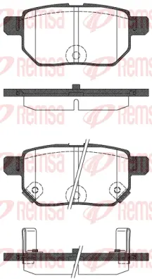 Brake Pad Set, disc brake (1286 22)