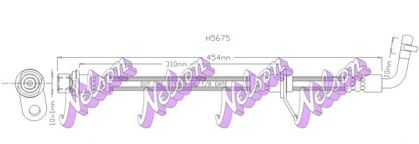 Brake Hose (H5675)
